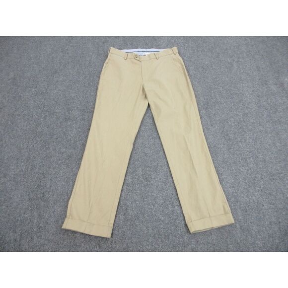 Peter Millar Pants Mens 34 Beige Wicking‎ Element Chino Lightweight Golf 34x30 - Picture 1 of 9